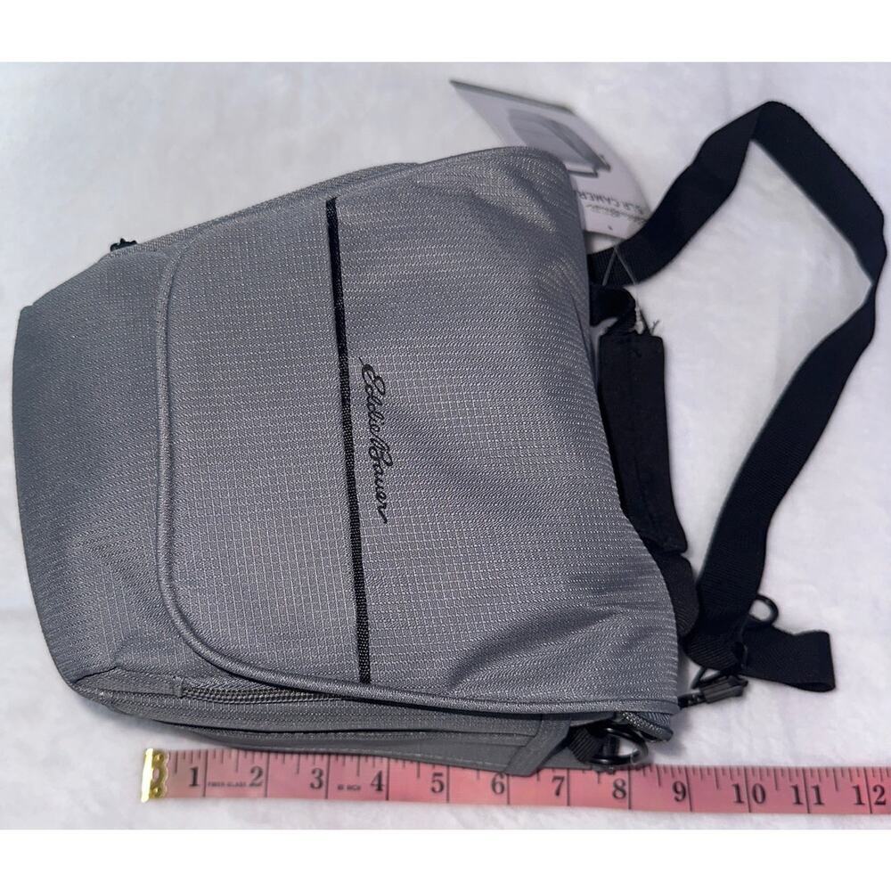 Eddie Bauer Gray and Black SLR Camera Bag New With Tags - Picture 10 of 11